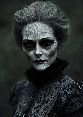 Ghostly Woman Portrait