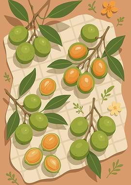 Mamoncillo – A Stylized Tablescape