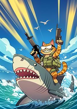 Commando Shark Rider