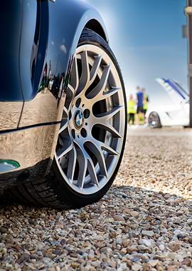 BMW Alloy Wheel Closeup