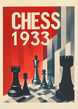 Chess Tournament Mid Century 1933