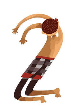 Man Forming Number Two