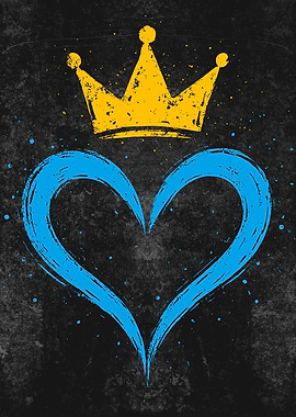 Kingdom Painting - Crown and Heart