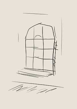 Window Line Art