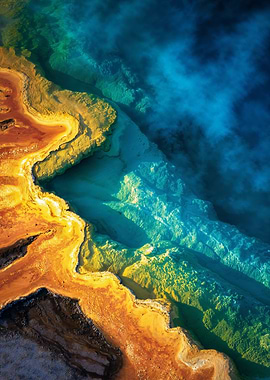 Aerial View of Thermal Pools