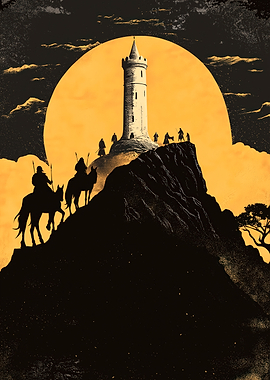 Silhouettes at the Tower