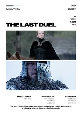 The Last Duel Movie Poster