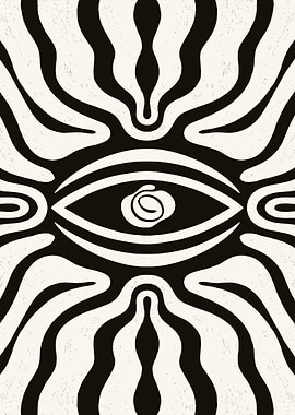 All-Seeing Eye Abstract