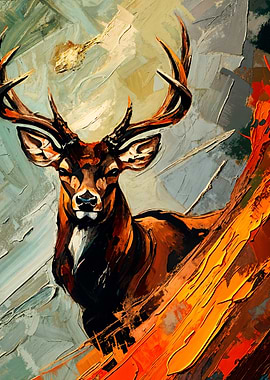 Deer Painting
