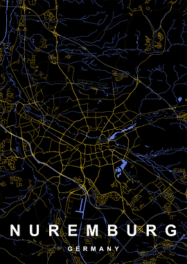 Nuremberg City Map