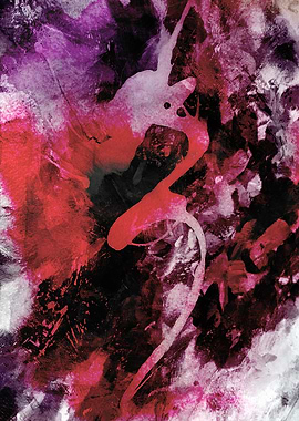 Abstract Watercolor Painting