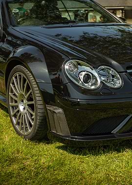 Black Mercedes-Benz C63 AMG BLACK