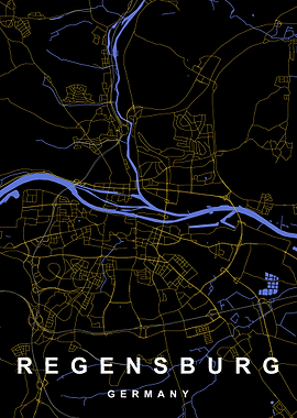 Regensburg City Map
