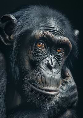 Chimpanzee Portrait