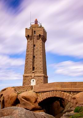 Stone Lighthouse and Bridge