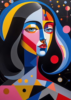Abstract Woman Portrait