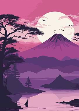 Mount Fuji Sunset