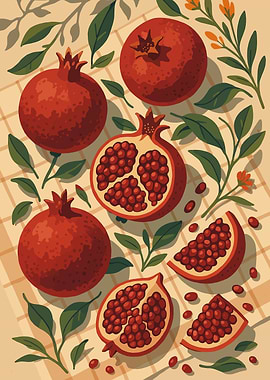 Pomegranate – A Stylized Tablescape