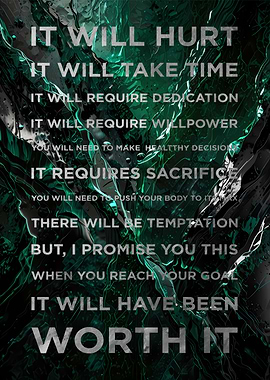 Worth It Motivational Quote