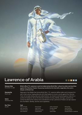Lawrence of Arabia Movie Poster