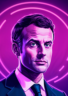 Emmanuel Macron Portrait
