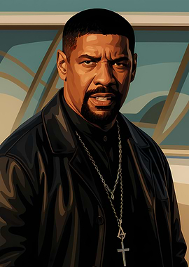 Denzel Washington Portrait training day