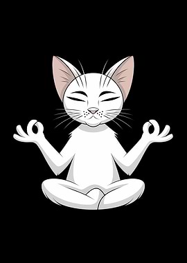 Cat Does Yoga Pilates Cat