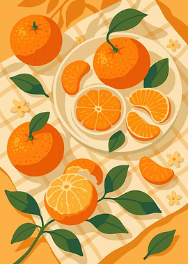 Satsuma Mandarin – A Stylized Tablescape