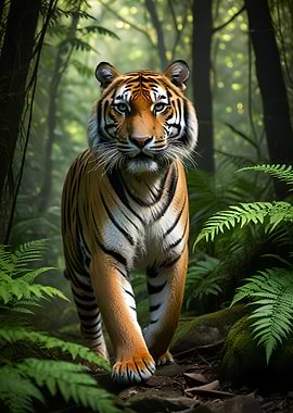 Tiger in Jungle