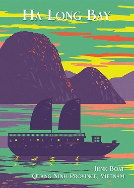 Ha Long Bay Junk Boat