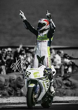 James Toseland Motorcycle Racer Victory