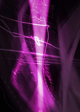 Abstract Light Trails Blur Photography Collage