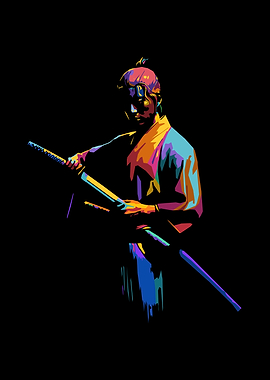 Samurai with Sword