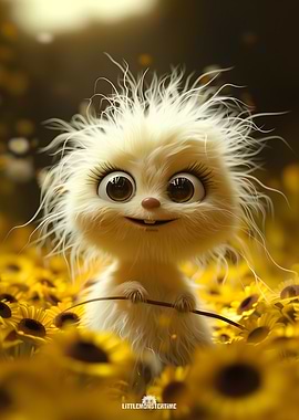 Sunny in the sunflower field