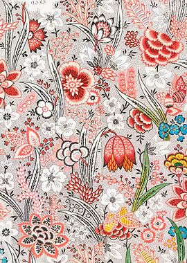 Floral Pattern Fabric