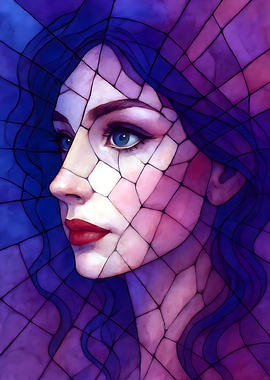 Woman Gazes Into Thought