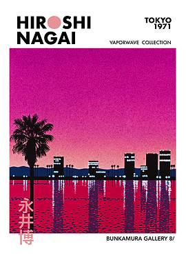 Hiroshi Nagai Vaporwave Art