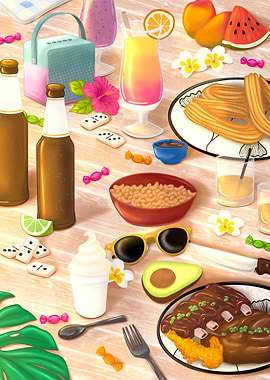 Summer Table in the Islands