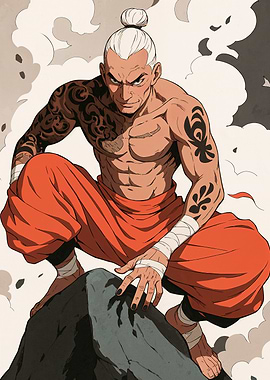 Tattooed Martial Artist