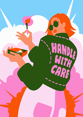 Handle With Care Illustration