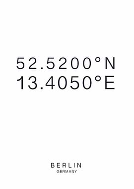 Berlin Coordinates