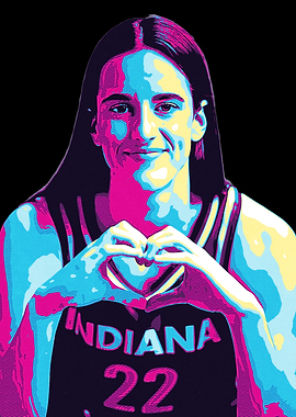Indiana Caitlin Clark 22 Basketball Player