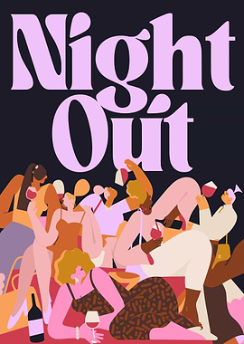 Night Out Party Illustration