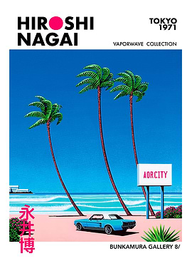 Hiroshi Nagai Vaporwave Art