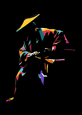 Samurai Warrior Silhouette
