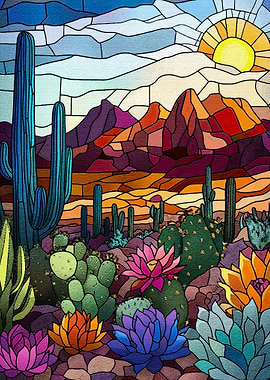 Stained Glass Desert