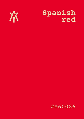 Spanish Red Color Palette