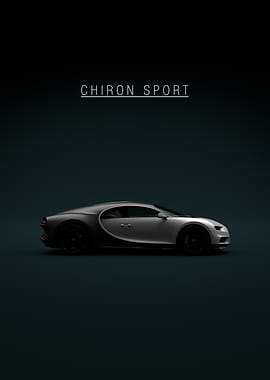 Chiron Sport - White - Green Bkg