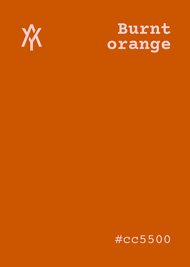 Burnt Orange Color Palette