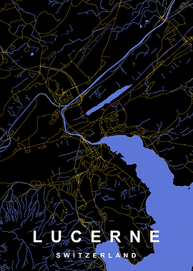 Lucerne, Switzerland Map